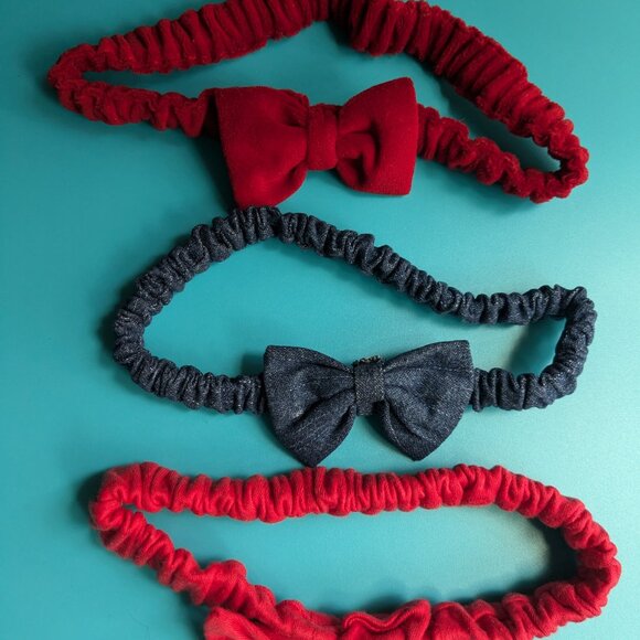 Stretchy Headbands & Clip On Hair Bows Bundle - Picture 4 of 12